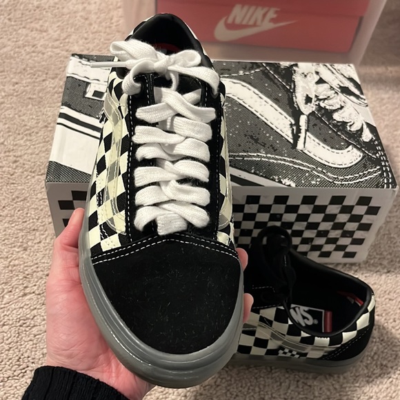 Vans Skate Old Skool glow/black skateboarding shoes - Picture 3 of 15